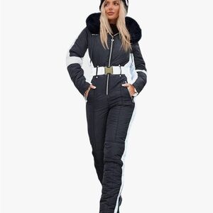 Black and White Women's Snowsuit